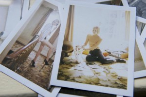 model book-polaroids
